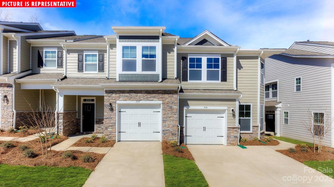 New construction Townhouse house 1246 Virginia Pine Drive Nw, Huntersville, NC 28078 Lansing- photo