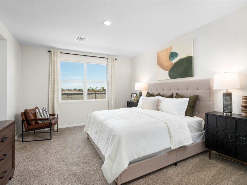 Bedroom in the Jubilee Floorplan at Silva Farms