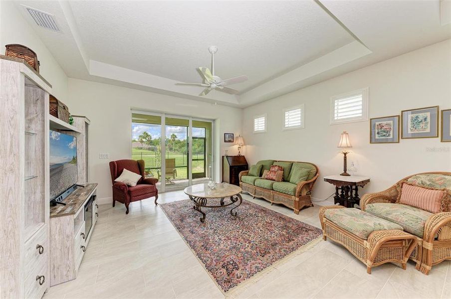 Great Room, Sliding door to patio