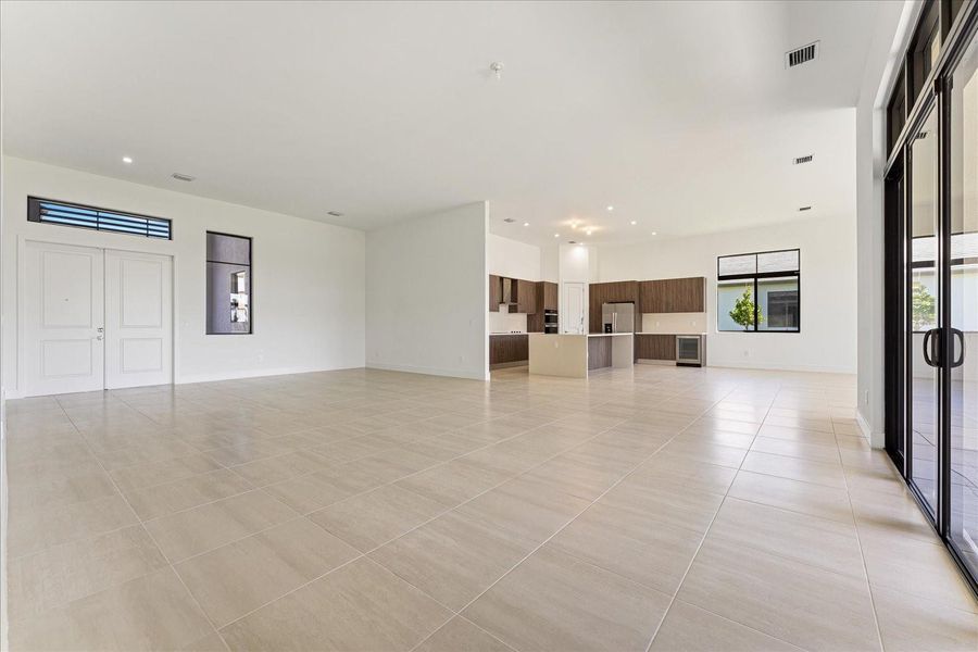 Formal living and dining room