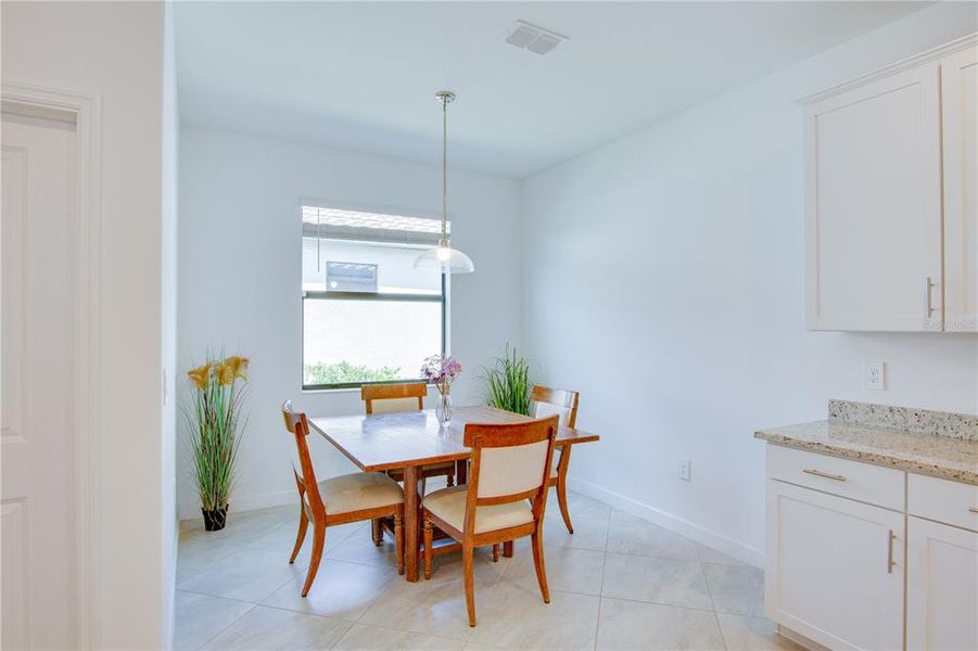 Breakfast Nook in Kitchen