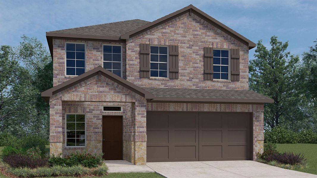 New construction Single-Family house X30M Madison (Enclave Plan), 640 New Dawn Drive, Lavon, TX 75166 - photo