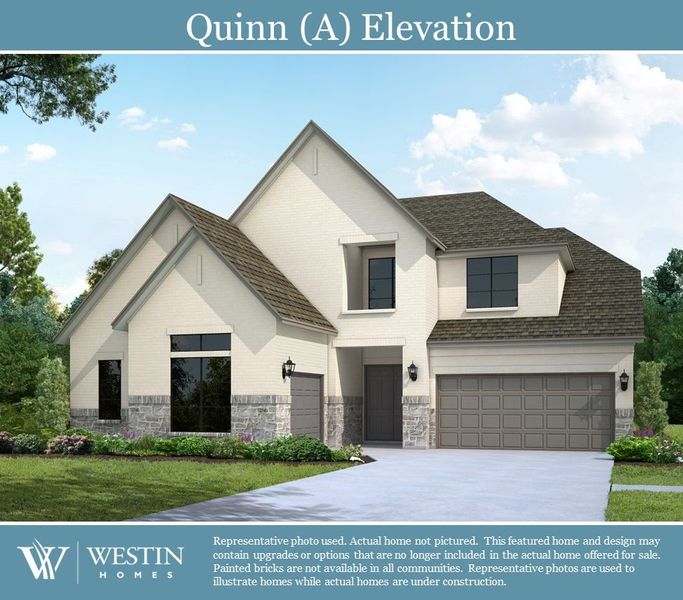 New construction Single-Family house 7700 Becasseau Drive, Spicewood, TX 78738 The Quinn- photo