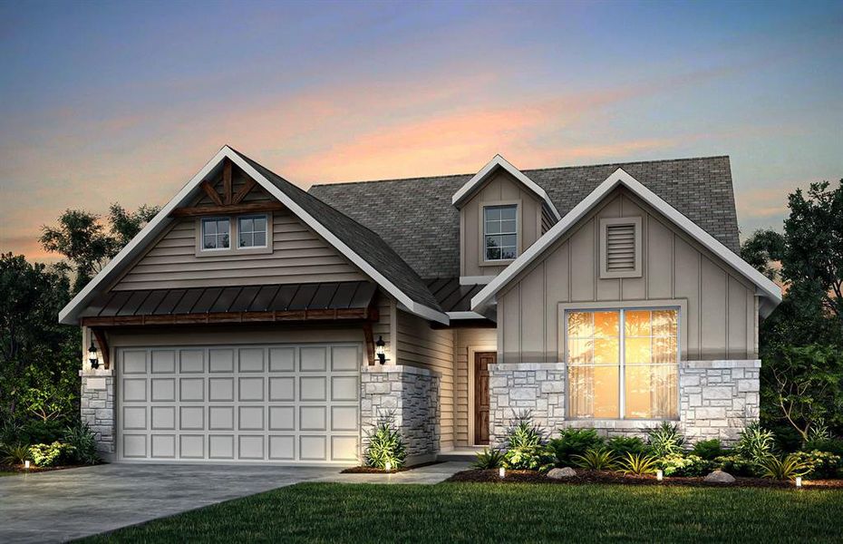 NEW CONSTRUCTION: Beautiful two-story home available at Highland Lakes.