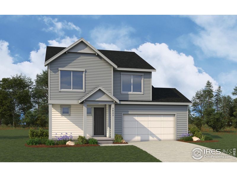 New construction Single-Family house 785 Muturu Rd, Johnstown, CO 80534 Trailhead Series - Switchback- photo