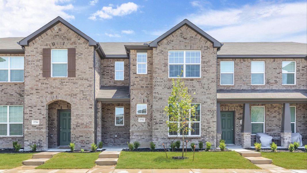 New construction Townhouse house 3005 Willow Wood Court, Heartland, TX 75114 Bowie D- photo
