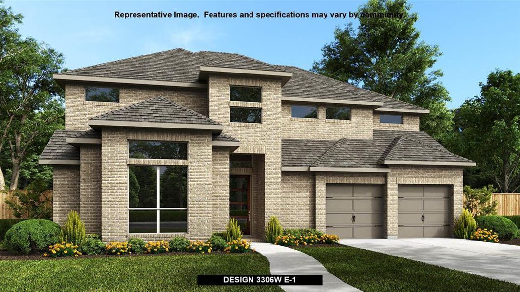 New construction Single-Family house Design 3306W, Ford Trail, New Braunfels, TX 78130 - photo