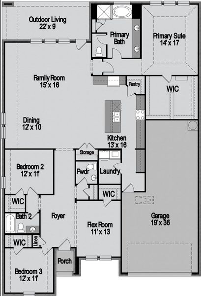 New construction Single-Family house Dawson, 3504 Thomas Earl Way, Melissa, TX 75454 - photo
