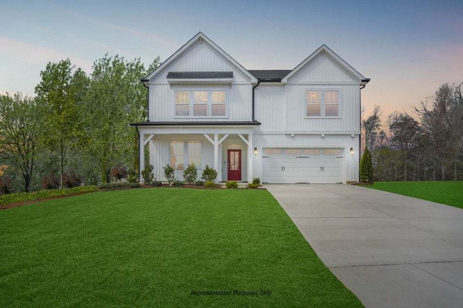 New construction Single-Family house The Raleigh, 21 Whistling Way, Lillington, NC 27546 - photo