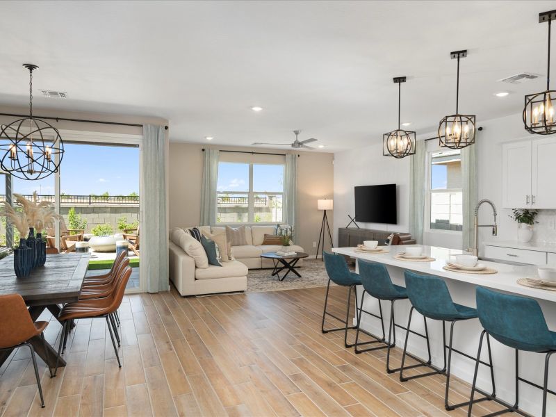 Dining Room in Lark Floorplan at Silva Farms