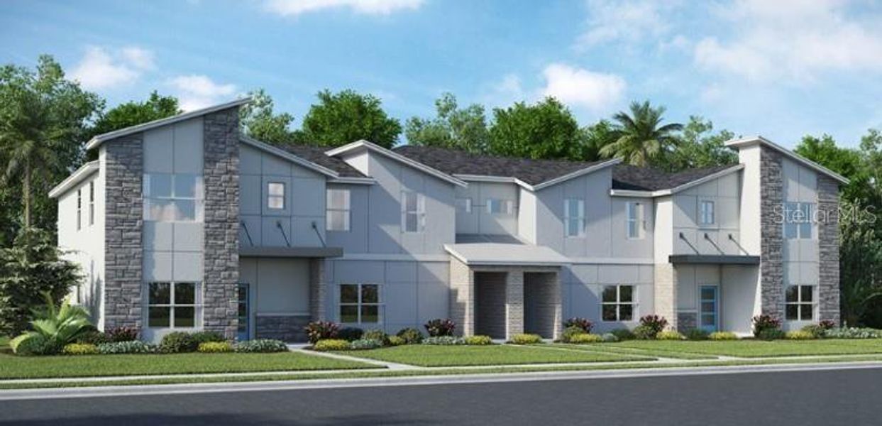 New construction Townhouse house 2572 Reading Trail, Kissimmee, FL 34746 Sabal Palm- photo