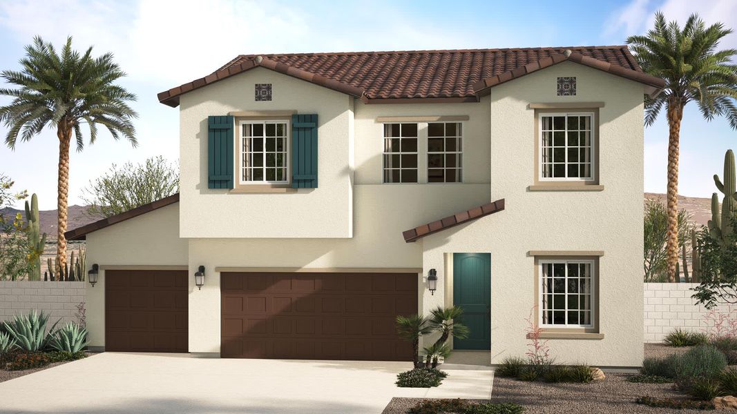 Spanish Elevation | Christopher | Marlowe | New Homes in Glendale, AZ | Landsea Homes