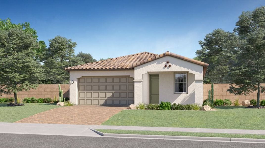 New construction Single-Family house 3339 S 155Th Ln, Goodyear, AZ 85338 Ocotillo Plan 3520- photo