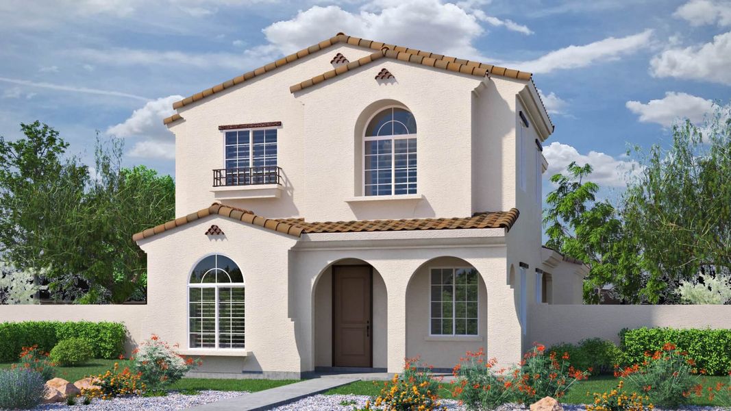 New construction Single-Family house Virtue (Plan 493), 26417 North 21st Lane, Phoenix, AZ 85085 - photo