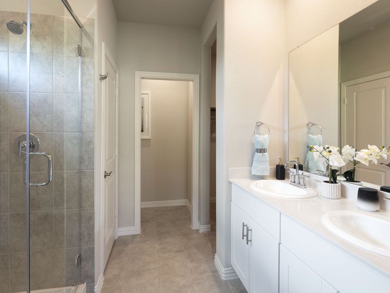 Your primary bathroom retreat in the Carlsbad.