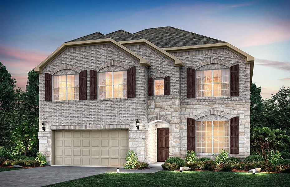 NEW CONSTRUCTION: Beautiful two-story home available at Wilson Creek Meadows in Celina