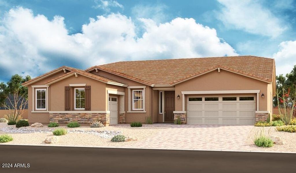 New construction Single-Family house 20235 W Hollyhock Street, Buckeye, AZ 85396 - photo