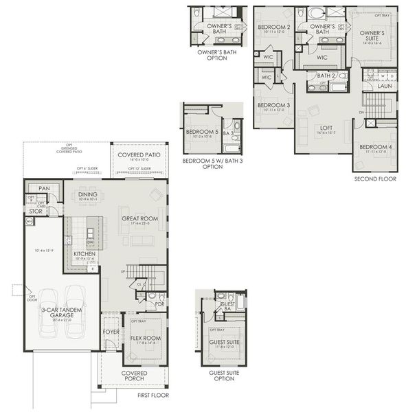 New construction Single-Family house Plan 2908, 5030 West Capistrano Avenue, Phoenix, AZ 85339 - photo