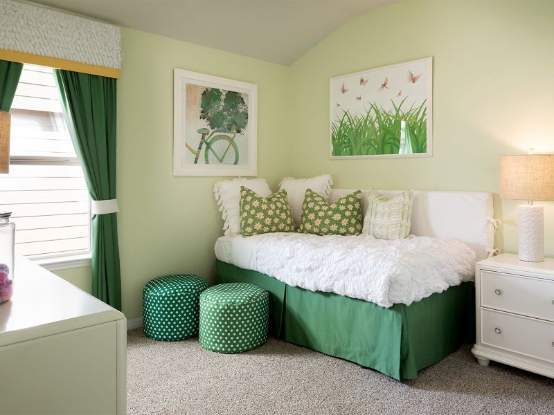 Spacious secondary bedrooms provide plenty of room for the family.