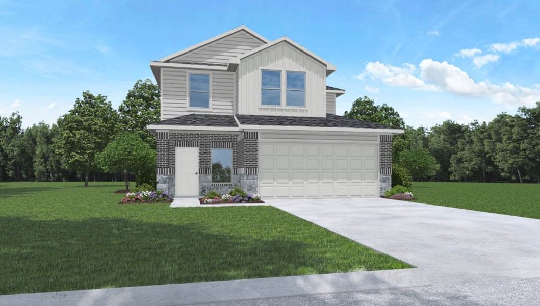 New construction Single-Family house 5710 Redstone Gardens Drive, Spring, TX 77373 Plan X30H (Express)- photo