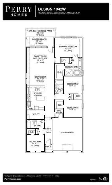 New construction Single-Family house 8839 Flounder Ridge Drive, Cypress, TX 77433 Design 1942W- photo