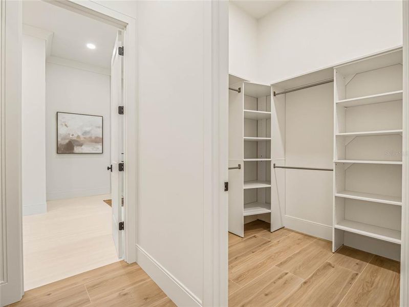 Dual Closets in Primary Bedroom