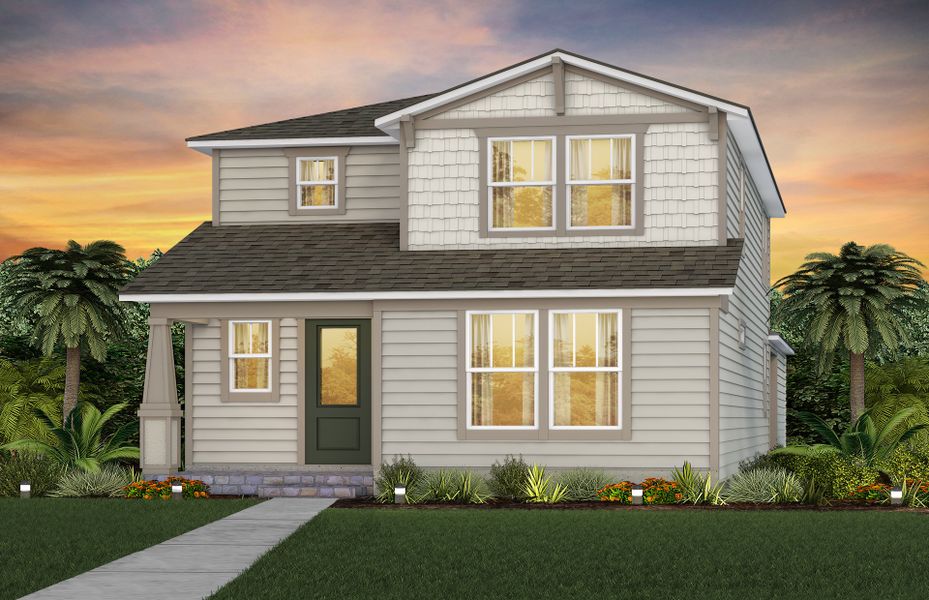 New construction Single-Family house Monterey, 292 Hawthorn Park, Wildlight, FL 32097 - photo