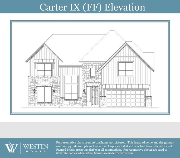 New construction Single-Family house 32523 Fly Fish Way, Fulshear, TX 77441 The Carter IX- photo