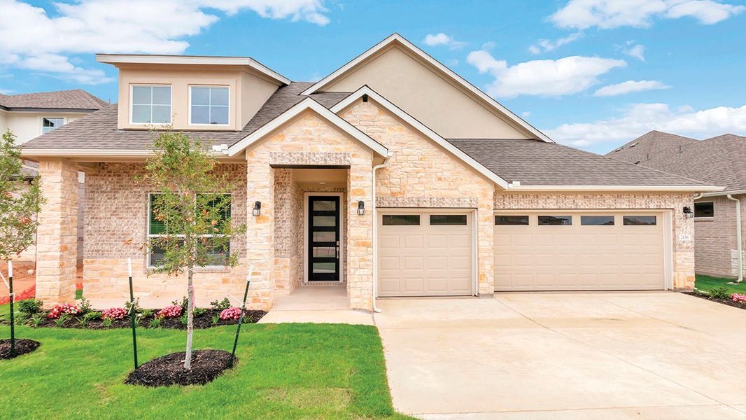 New construction Single-Family house 1105 Silent Oaks Dr, Georgetown, TX 78628 The Brady- photo