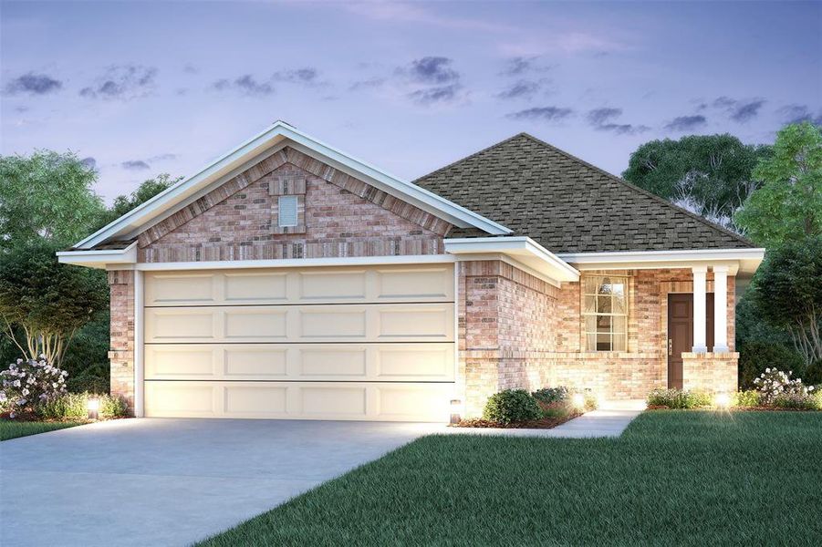 Stunning Jackie II design by K. Hovnanian Homes with elevation C in beautiful Stonebrooke. (*Artist rendering used for illustration purposes only.)