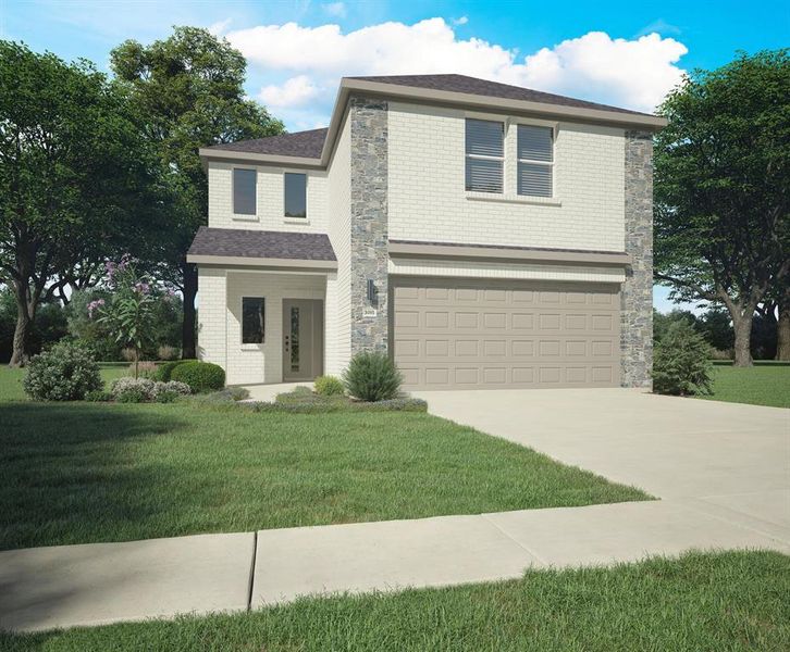 New construction Single-Family house 1101 Harvest Heights Drive, Lavon, TX 75166 Willow- photo