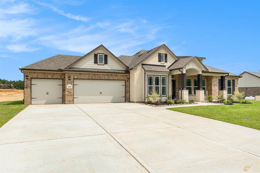 Stunning New 1 Story! 4 Bedroom, 2.5 Bath, 3 Garage!  Call Today to see your Future Home! Representation Photos of the "Dallas Plan!" Colors and selections may vary!