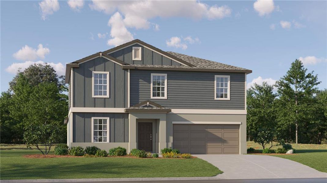New construction Single-Family house 3641 Natural Trace Street, Plant City, FL 33565 Raleigh- photo