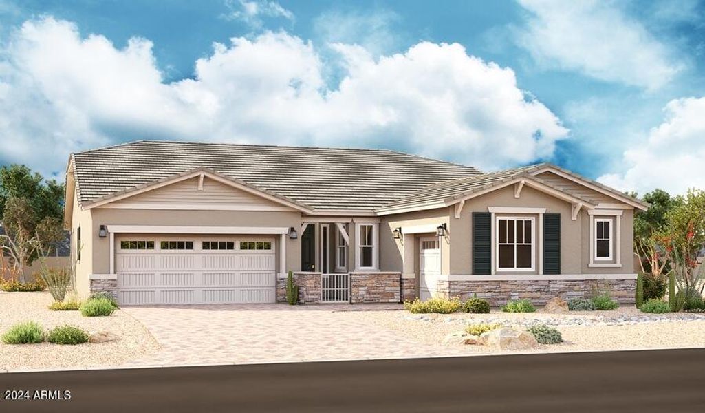 New construction Single-Family house 21723 E Roundup Way, Queen Creek, AZ 85142 Pinecrest- photo
