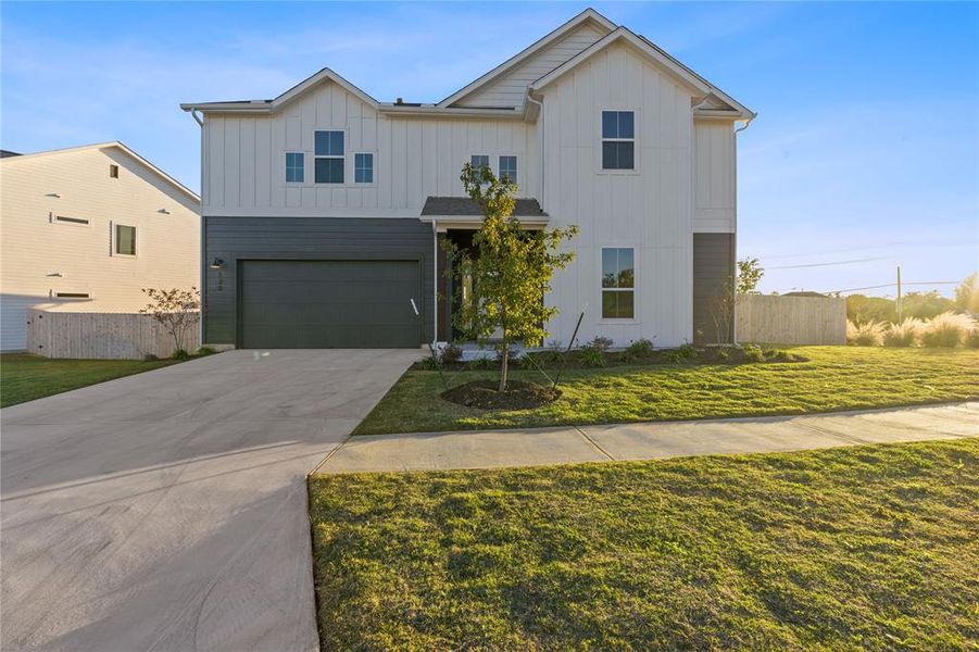 New construction Single-Family house 120 Brooks Ranch Dr, Kyle, TX 78640 Orchid- photo