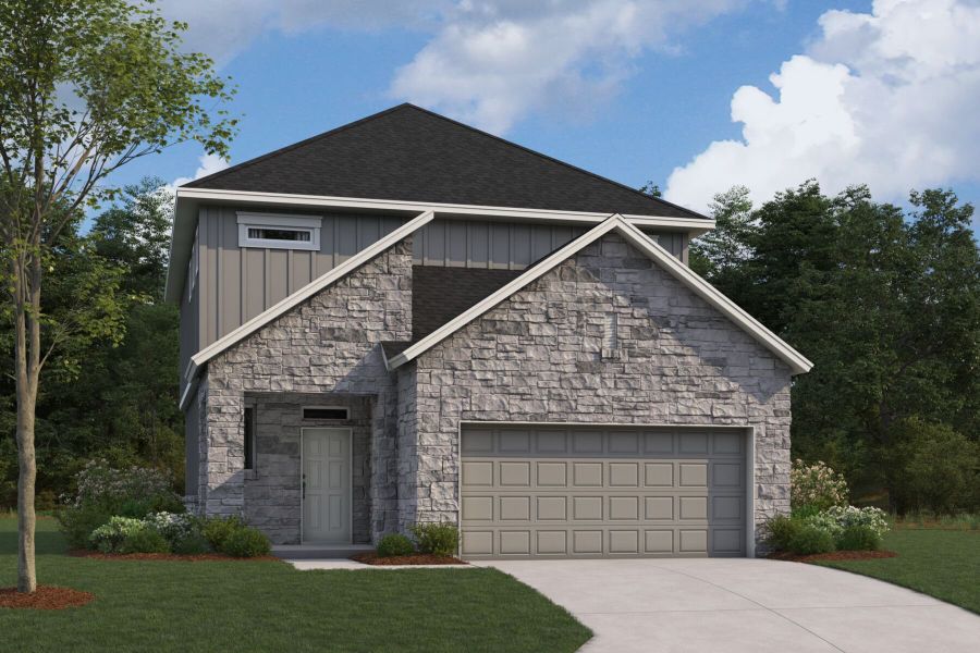 New construction Single-Family house 11809 Hurricane Haze Drive, Austin, TX 78747 Vienna- photo