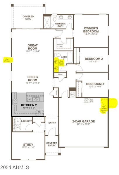 New construction Single-Family house 11029 W Hadley Street, Avondale, AZ 85323 Alexandrite- photo