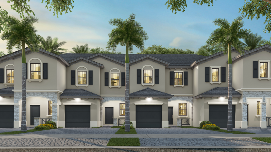 New construction Townhouse house Bordeaux, 13000 Southwest 286th Terrace, Homestead, FL 33033 - photo
