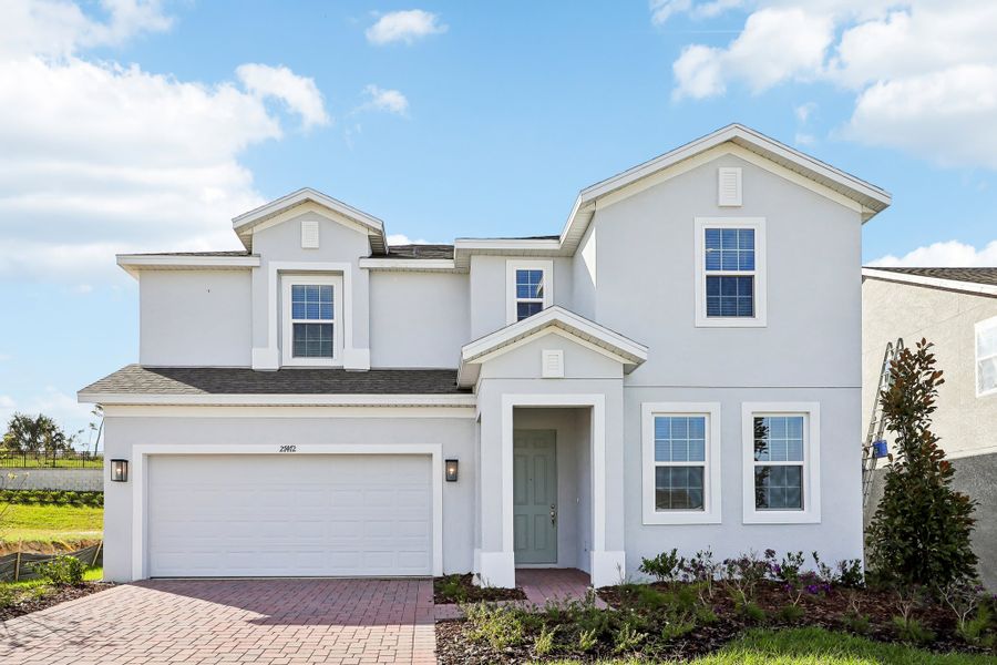 Exterior | Newcastle | Lot 104 | Eagletail Landings | New Homes in Leesburg, FL | Landsea Homes