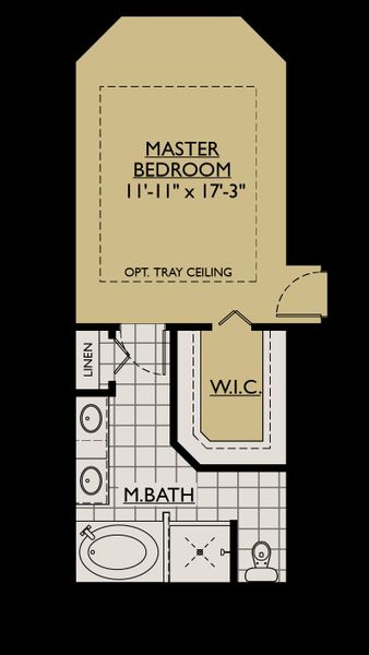 Juno floor plan option extended designer master bath William Ryan Homes Tampa