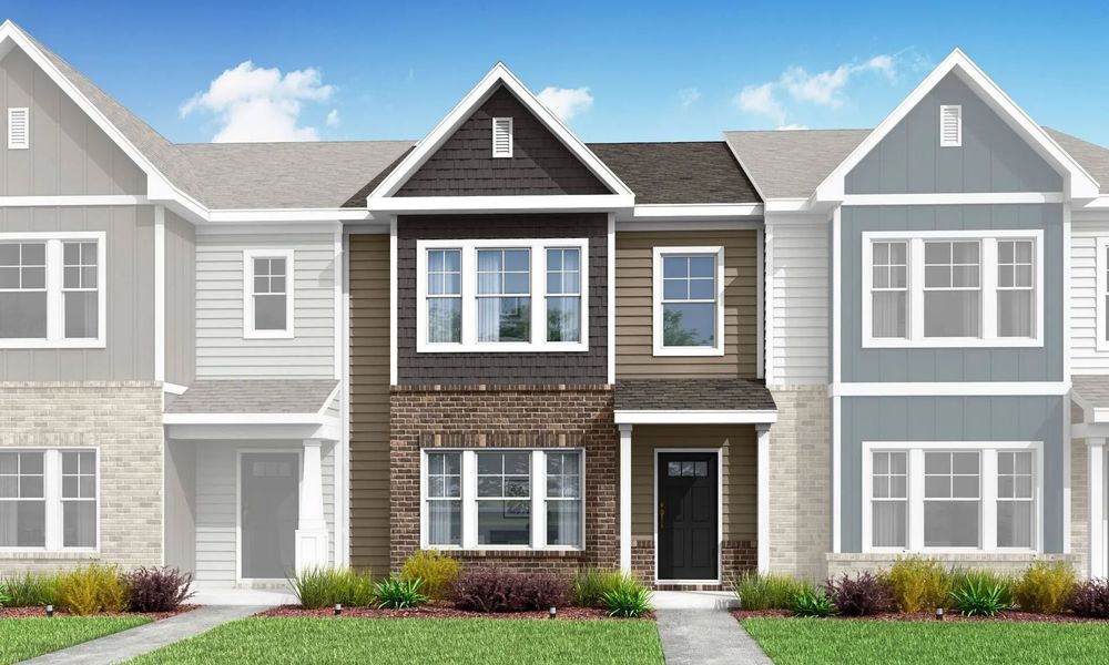 New construction Townhouse house The Austin, 1118 Foundry Drive, Gastonia, NC 28054 - photo