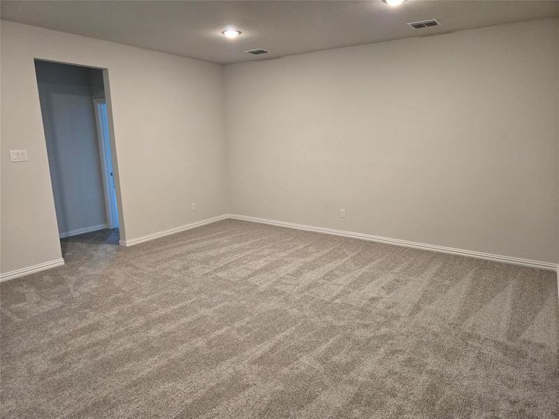 Spare room with carpet