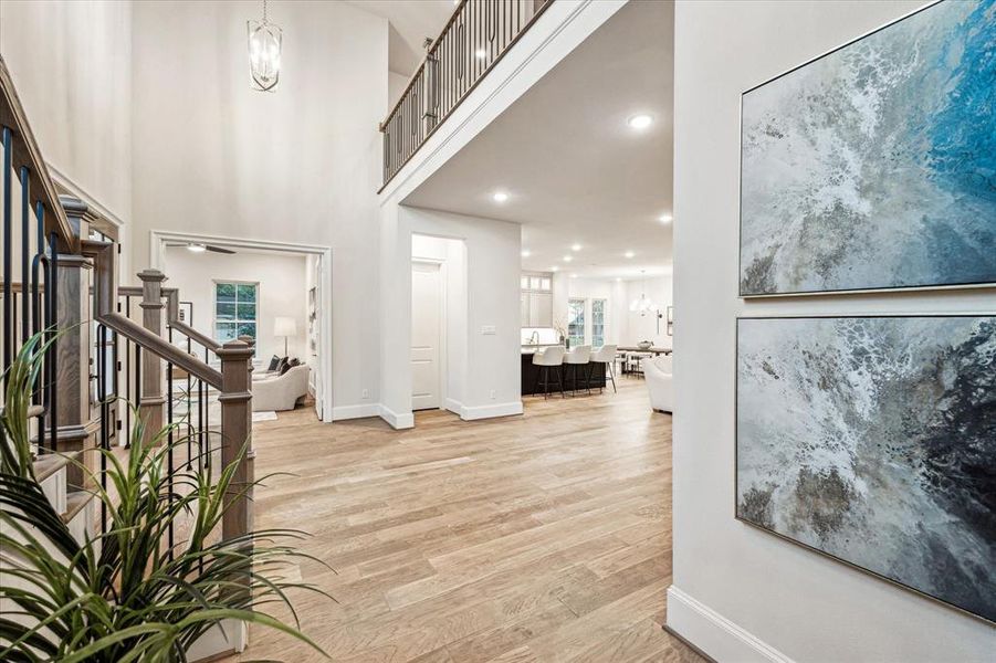 Adorned with a neutral palette and tasteful finishings, this welcoming entry sets the tone for the luxury that awaits beyond the foyer.