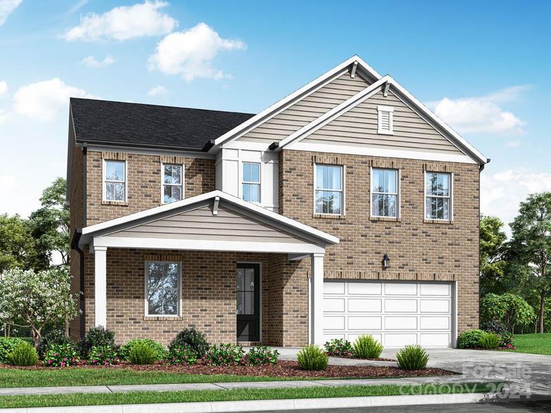 Alton Creek Woodwright Exterior Style B Rendering Home *actual finishes, orientation, structural options, and colors vary. Furniture not included