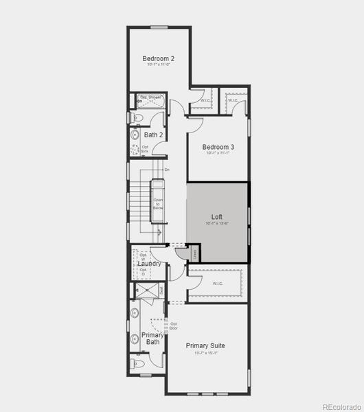 Structural options added include: glass doors to study, patio and loft.