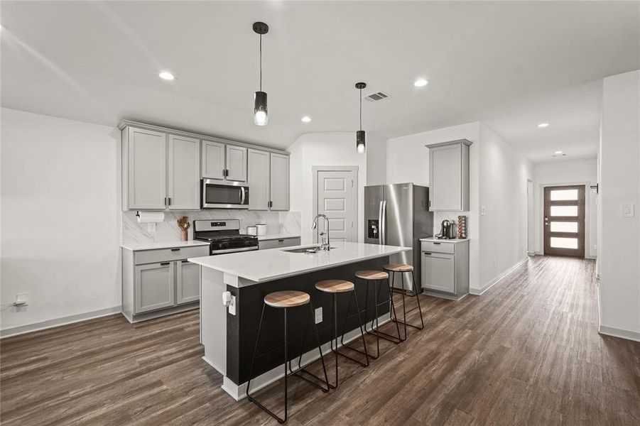 The heart of the home, this kitchen does not disappoint in beauty or function