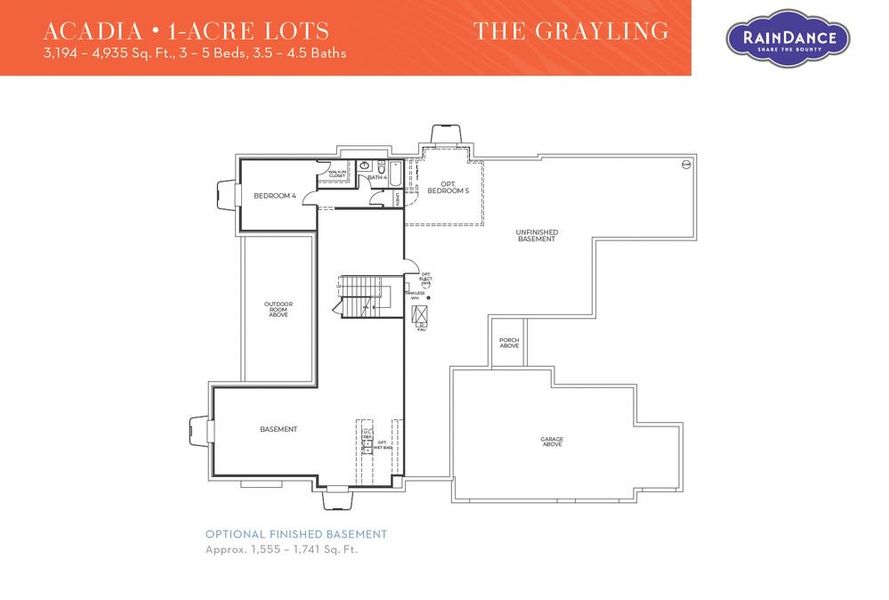 The Grayling Floor Plan