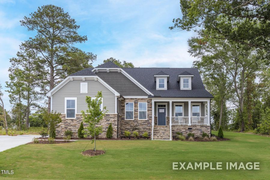 New construction Single-Family house 103 Golden Leaf Farms Road, Angier, NC 27501 The Magnolia B- photo