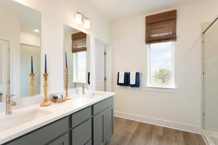 Primary Bath | Ellie at Avery Centre in Round Rock, TX by Landsea Homes