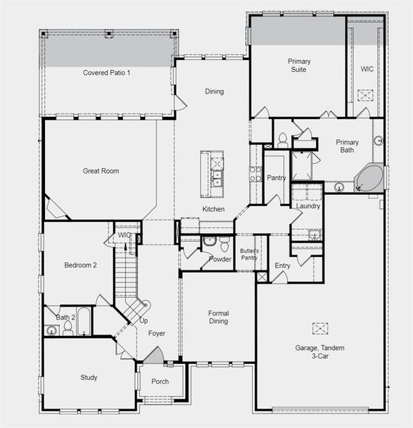 Structural options added include: 42" door at entry, fireplace, extended owner's suite, covered outdoor living, additional bed and bath upstairs.